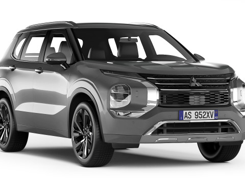 Mitsubishi Outlander 2022 3D Model