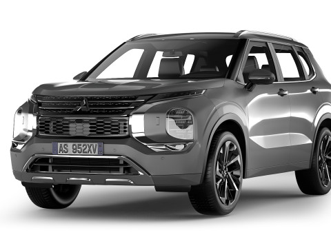 Mitsubishi Outlander 2022 3D Модель