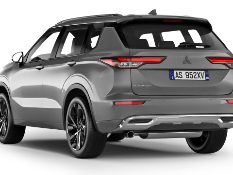 Mitsubishi Outlander 2022 3D Модель