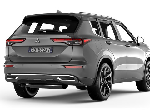Mitsubishi Outlander 2022 3D Модель