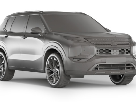 Mitsubishi Outlander 2022 3D Модель
