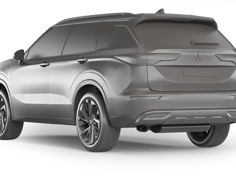 Mitsubishi Outlander 2022 3D Модель