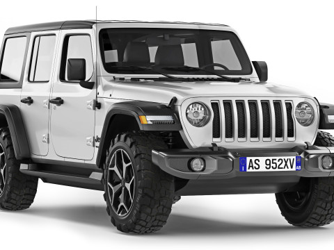 Jeep Wrangler 2018 3D Model