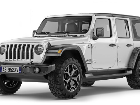 Jeep Wrangler 2018 3D 模型
