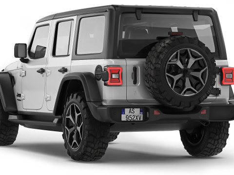 Jeep Wrangler 2018 3D 模型
