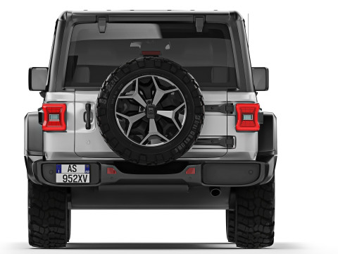 Jeep Wrangler 2018 3D 模型