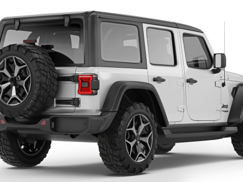 Jeep Wrangler 2018 3D 模型