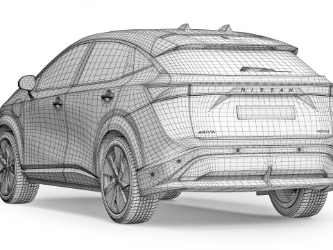 Nissan Ariya 2022 3D Модель