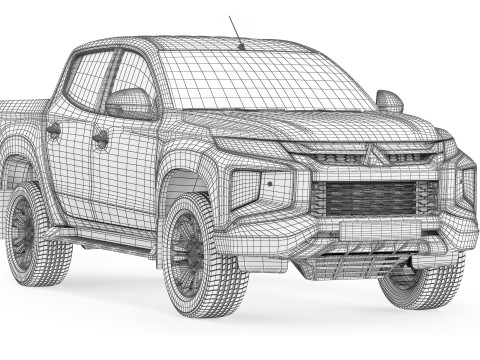Mitsubishi L200 Triton 2021 3D Model