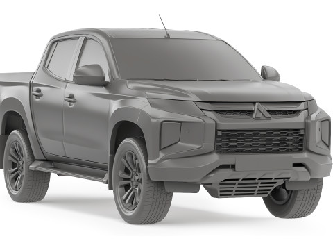 Mitsubishi L200 Triton 2021 3D Model