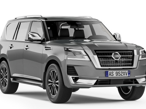 Nissan Patrol Platinum 2021 3D 모델