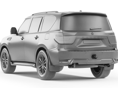 Nissan Patrol Platinum 2021 3D Модель
