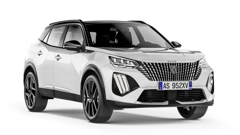 Peugeot e-2008 2024 Modèle 3D .c4d .max .obj .3ds .fbx .stl .blend