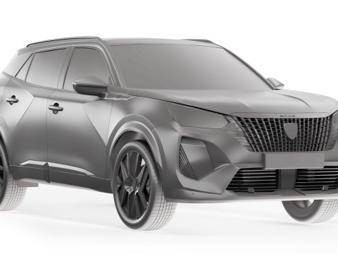 Peugeot e-2008 2024 Modèle 3D