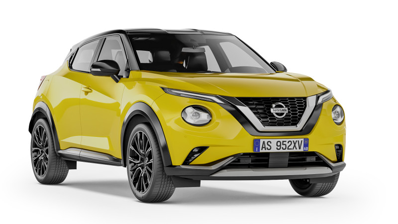 Nissan Juke 2020 3D Model .c4d .max .obj .3ds .fbx .stl .blend