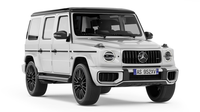 Mercedes-Benz G63 AMG 2025 3D Model .c4d .max .obj .3ds .fbx .stl .blend