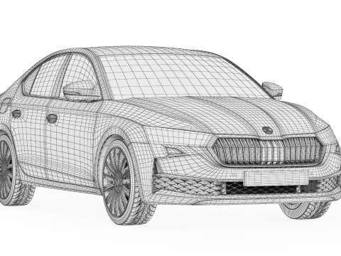 Skoda Octavia 2025 3D Modell