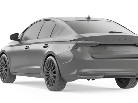 Skoda Octavia 2025 3D Modell