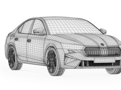 Skoda Octavia RS 2025 3D Model