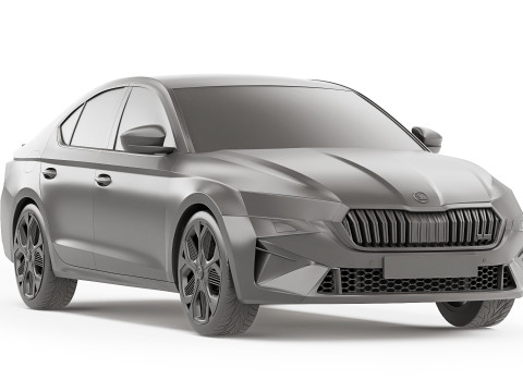 Skoda Octavia RS 2025 3D Model