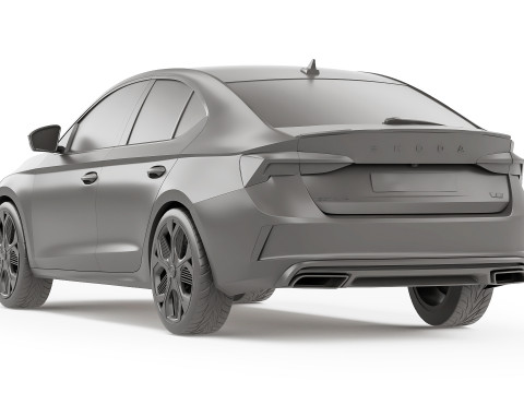 Skoda Octavia RS 2025 3D Model