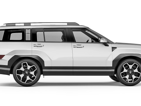 Hyundai Santa Fe 2024 3D Model