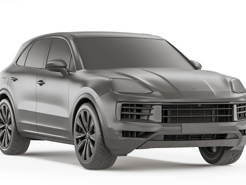 Porsche Cayenne 2024 3D Model