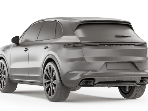 Porsche Cayenne 2024 3D Model