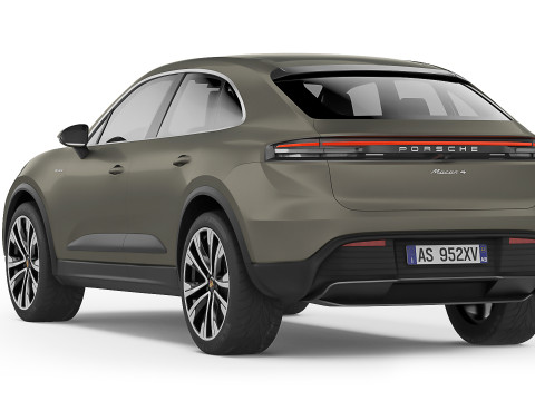 Porsche Macan 2025 3D Modell