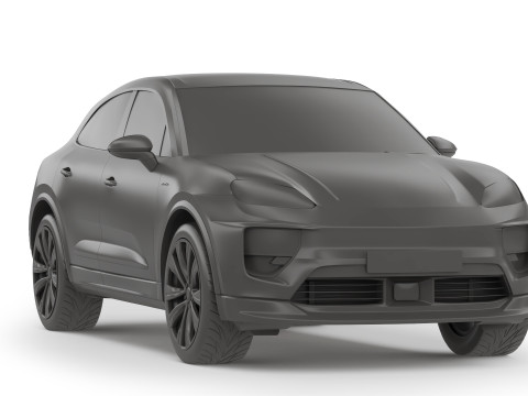 Porsche Macan 2025 3D Modell