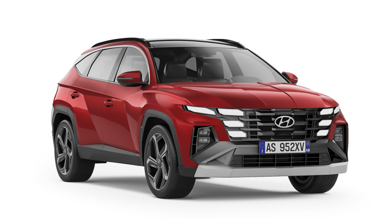Hyundai Tucson 2024 3D Model .c4d .max .obj .3ds .fbx .stl .blend