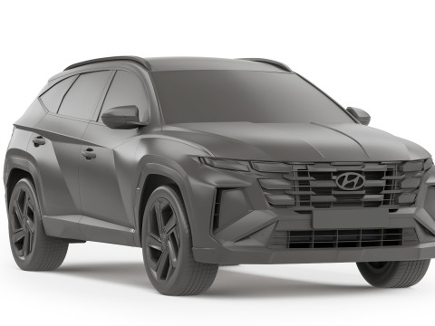 Hyundai Tucson 2024 3D Model