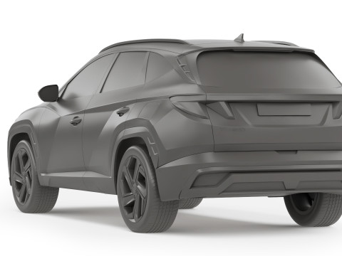 Hyundai Tucson 2024 3D Model