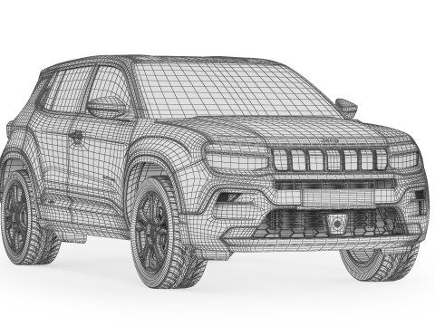 Jeep Avenger 2024 Modello 3D