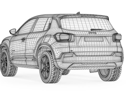 Jeep Avenger 2024 Modello 3D