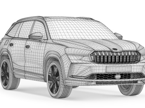 Skoda Kodiaq 2024 3D Model