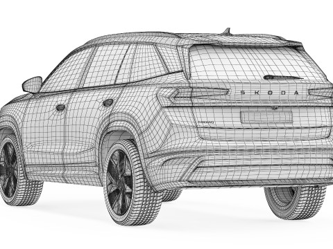 Skoda Kodiaq 2024 3D Model