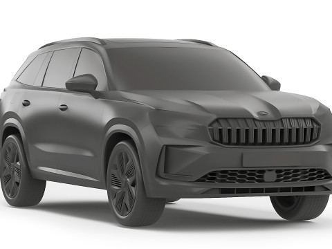 Skoda Kodiaq 2024 3D Model