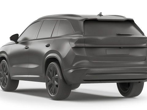 Skoda Kodiaq 2024 3D Model