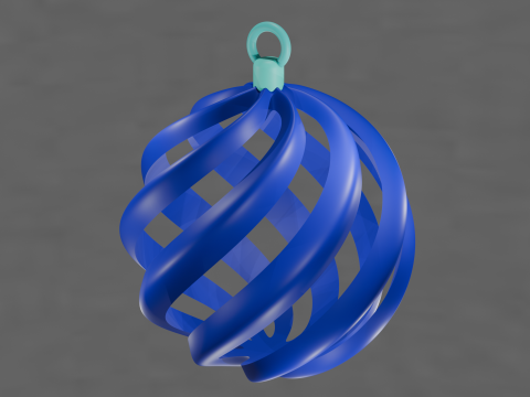 Christmas bauble 3D 3D Модель