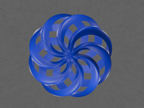 Christmas bauble 3D 3D Model