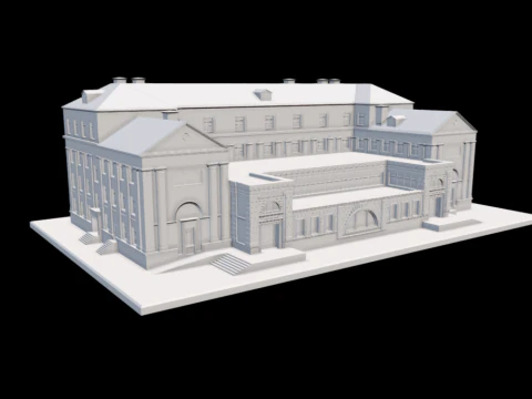 Okul 3D Model