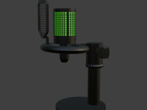 Microfone para jogos Modelo 3D