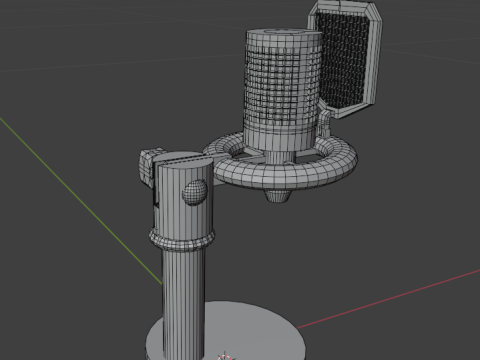 Gaming Microphone 3D Модель