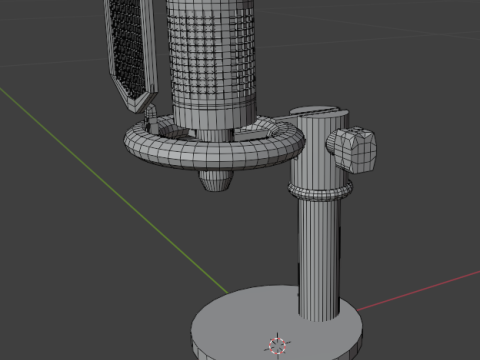 Gaming Microphone 3D Модель