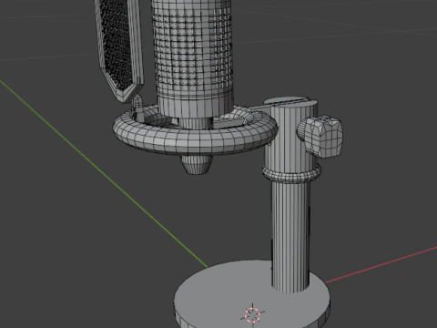 Gaming Microphone 3D Model