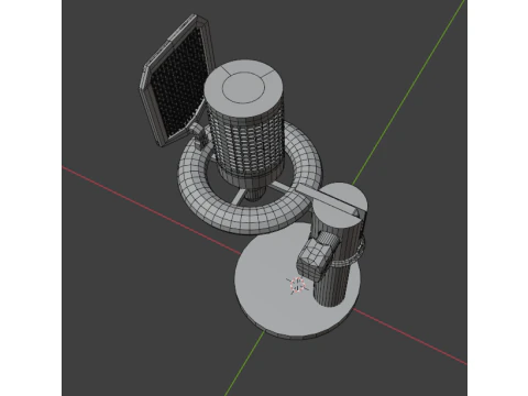 Gaming Microphone 3D Model