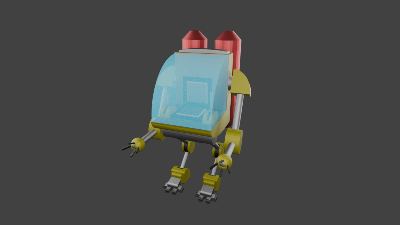 Robot Modello 3D .c4d .max .obj .3ds .fbx .stl .blend