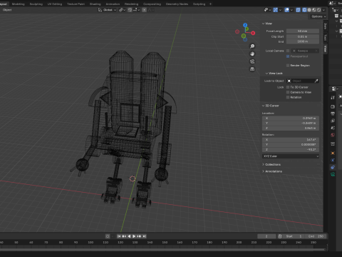 Robot Modello 3D