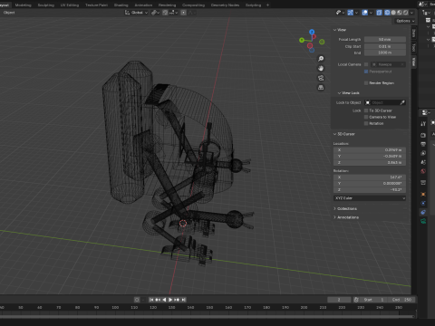 Robot Modello 3D